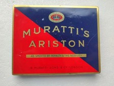  Muratti's Ariston cigarettes TERRITORY of TRIESTE silkscreened vintage