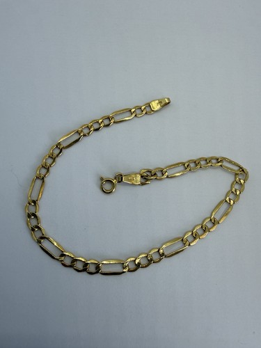 Bracelet chaîne maille figaro