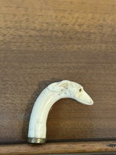 Pommeau Canne chien lévrier tout petit format 3,5cm époque 19ème 