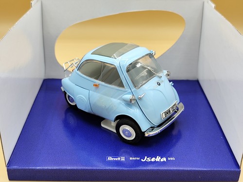 Bmw isetta 250 bleu - 1/18,