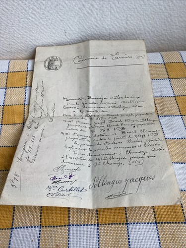 Ancien document commune - ancien,