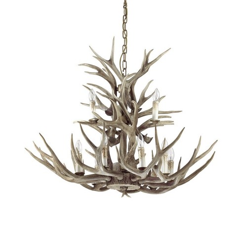 Lustre rustique lumières - lustre, a