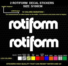 2 ROTIFORM LOGO autocollant