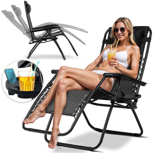 Chaise longue pliante - , de