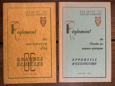 Régiment des Sapeurs Pompiers règlements 1961 1963