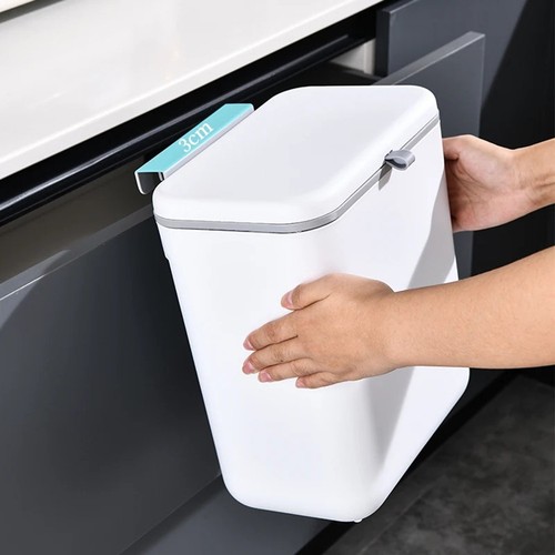 Poubelle murale compacte pour