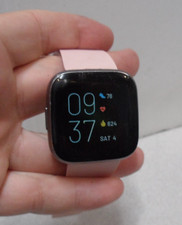 Fitbit Versa 2 Smartwatch Health Fitness Activity Tracker-Small pink band
