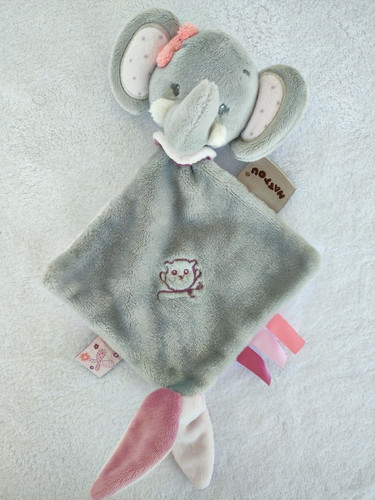 Nattou doudou elephant gris - nattou,