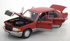 MERCEDES BENZ 560 SEL W126 1987 RED NOREV 183463 1/18 METAL ROUGE ROSSO ROT 