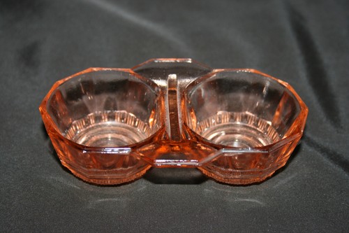 Salière verre vieux rose - en,