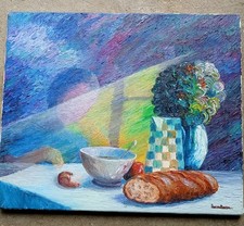 PEINTURE HUILE SUR TOILE