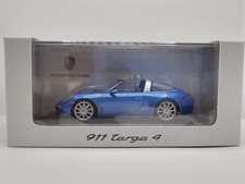 Minichamps 1/43 Dealer Porsche Carrera 911 Targa 4S 991. Very Rare! 
