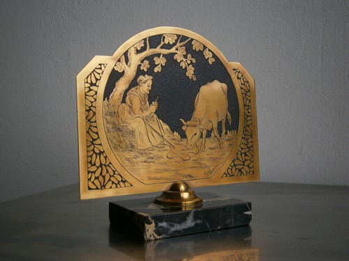Gravure sur cuivre panneau - sur,