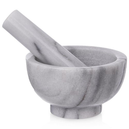 Mortier marbre avec pilon - mortier,