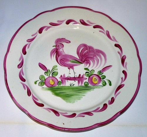 Ancienne assiette coq - assiette,