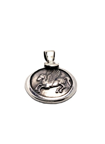 Pendentif pégase argent - pendentif, en