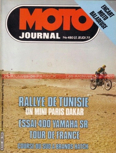 Moto journal 480 yamaha - journal,