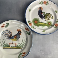 2 assiette ancienne décor