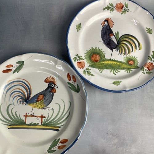 Assiette ancienne décor - 2,