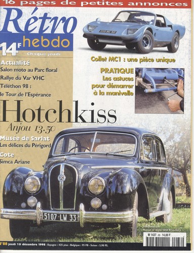 Retro hebdo 12 1998 - retro,