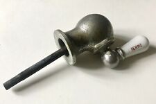 Antique Porcelain & Metal Bathtub Mixer Handle Tap 