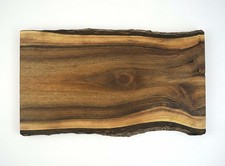 Planche coupe service bois noyer écorce – plateau rustique cuisine