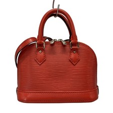 Auth LOUIS VUITTON Nano Alma M50516 Coquelicot Epi SN4135 Shoulder Bag