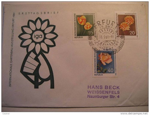 Ddr allemagne flora flor fleur - ddr,