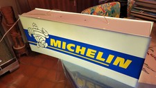 RARE MICHELIN DOUBLE SIDED ADVERTISING SIGN LIGHT 65X26X13 CM WORKS