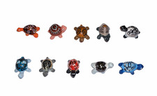 Série complète de 10 fèves