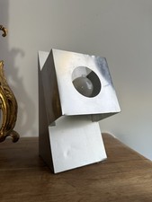 French design lamp 70s chrome ��