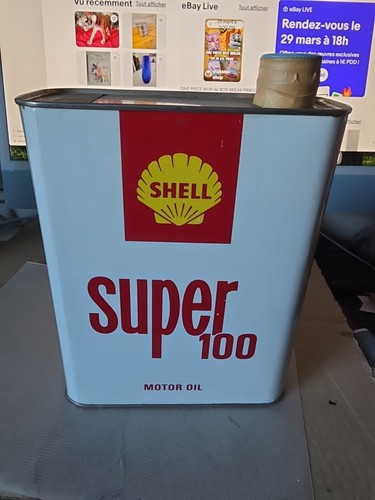 Bidon huile vintage shell - vintage,