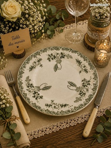 Lot assiettes anciennes - lot, 4