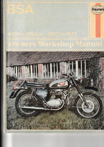 Bsa owners workshop manual 499 - owners,