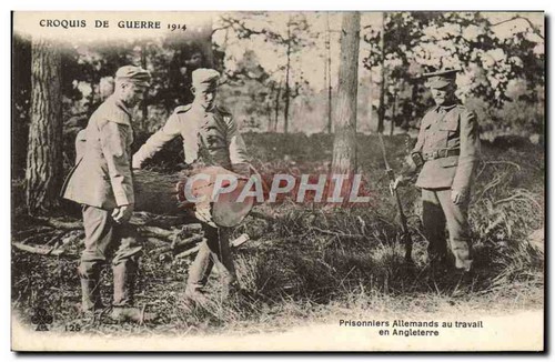 Prisonniers allemands - allemands, au