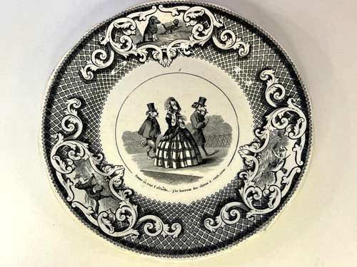 Assiette creil montereau - assiette,