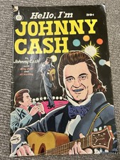 Hello I'm Johnny Cash 1976 Comic Book Spire Christian Comics by Hartley Zeoli