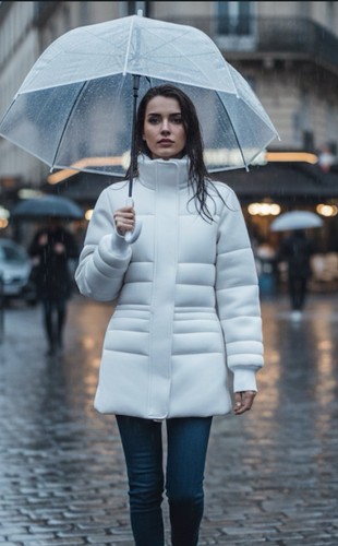 Pyrenex doudoune femme blanche - doudoune,