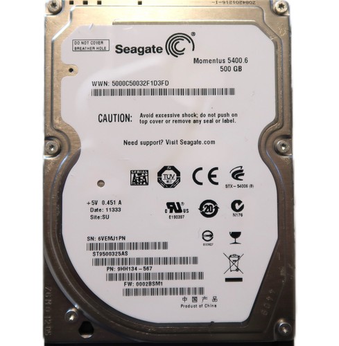 Seagate momentus st9500325as - seagate,