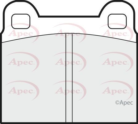 Apec rear brake - rear, pad