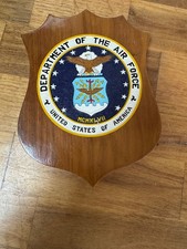 department of the airforce United states of america vintage wood plaque/sign