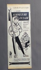 ANTIQUE ADVERT CLIPPING 200917 ADVERTISING AD / GENUINE ZIPPER