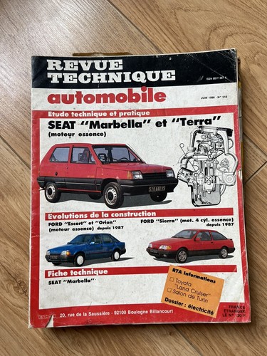 Revue technique seat marbella - technique,