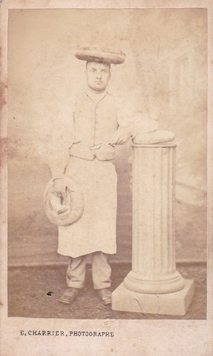 Cdv boulanger avec - boulanger,