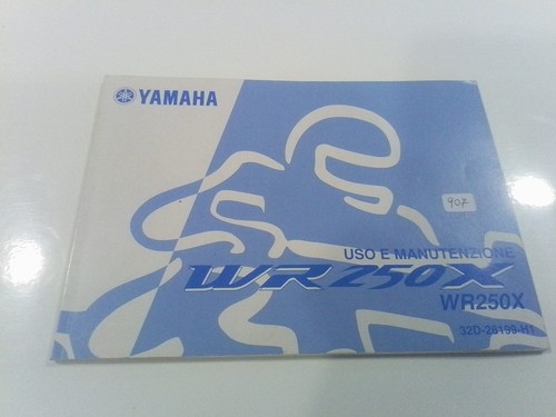 Yamaha 250 07 manuel - 250, x