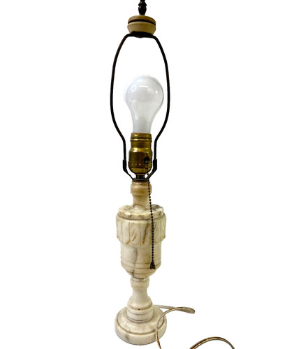 Vintage carved alabaster - carved,