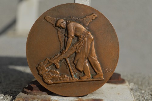 Médaille table bronze - médaille,