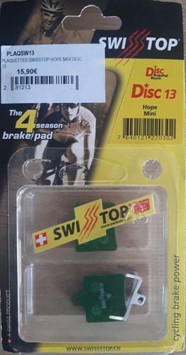Plaquettes vtt frein disque - frein,