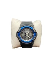 CASIO  G‑SHOCK         GAS‑100B TOUGH SOLAR – 20 BAR WATER RESIST – BLACK & BLUE