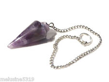 Clairvoyance pendulum stone amethyst dowsing 